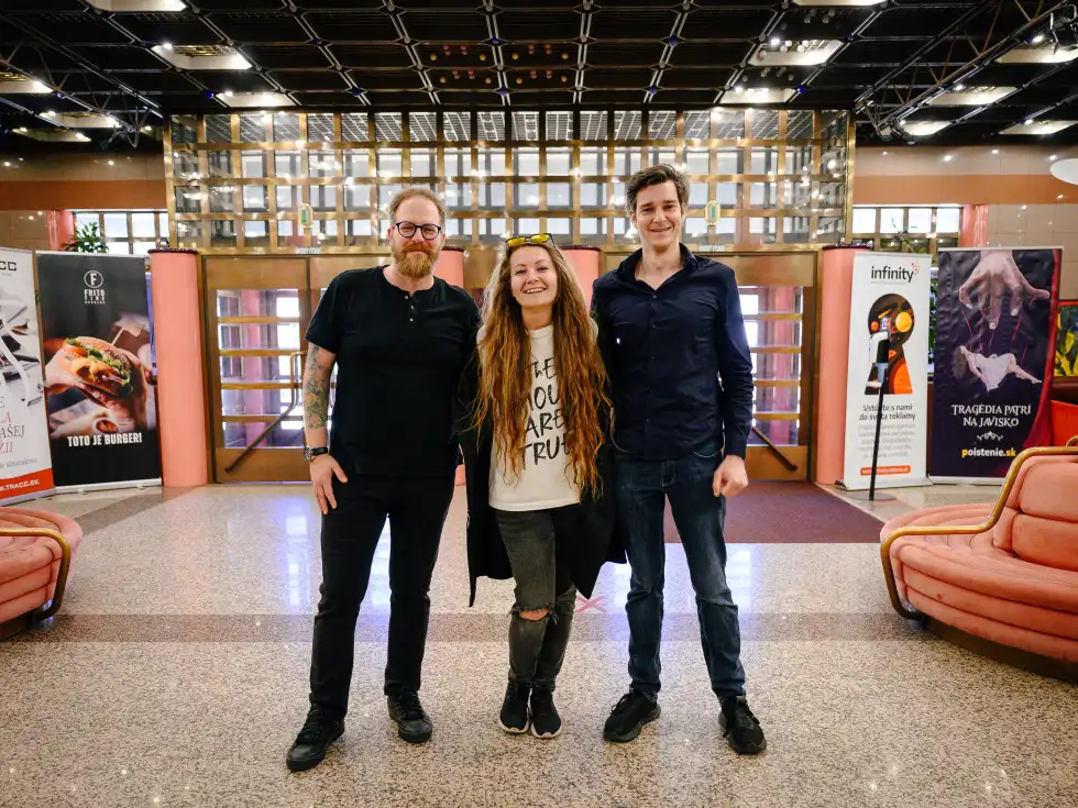 Lektorský tím projektu – Andrej Agricola, Michaela Hriňová a Juraj Valko